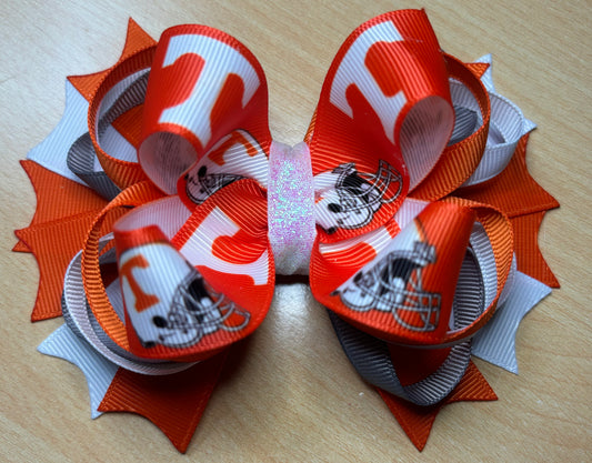 Tennessee Vols College Inspired Hair Bow