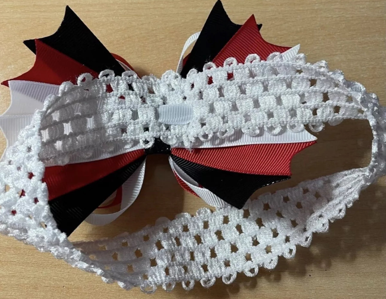 Ohio State Inspired Hair Bow