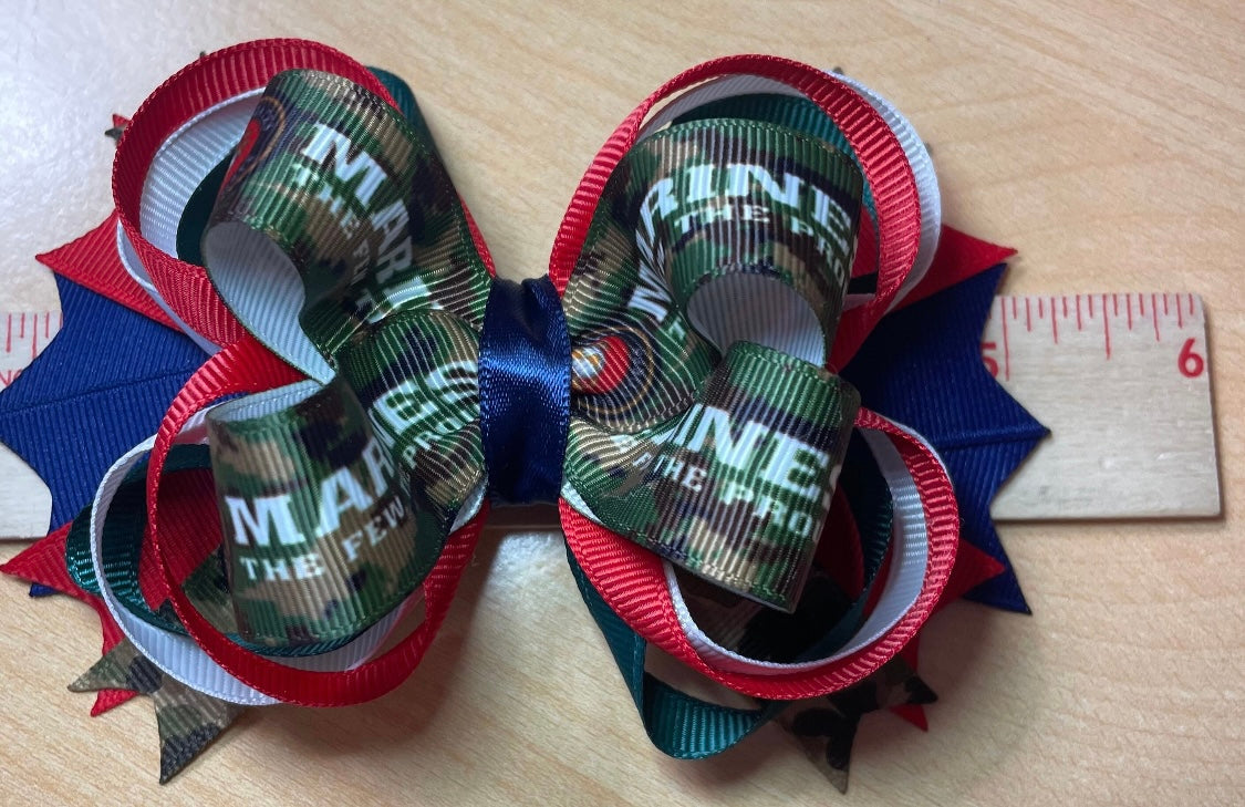 US Marines Hair bow