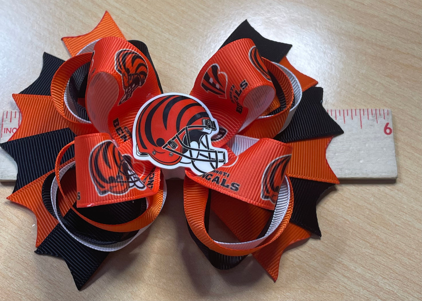 Cincinnati Bengals Football Hair Bow