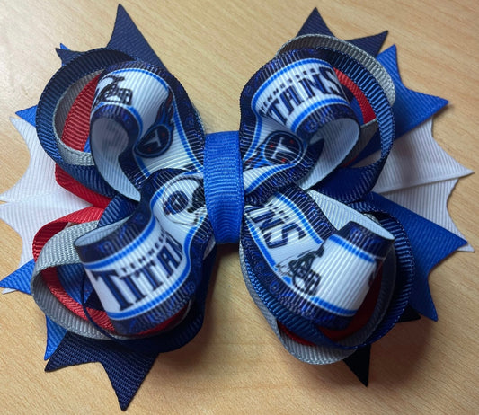 Tennessee Titans Football Hair Bows