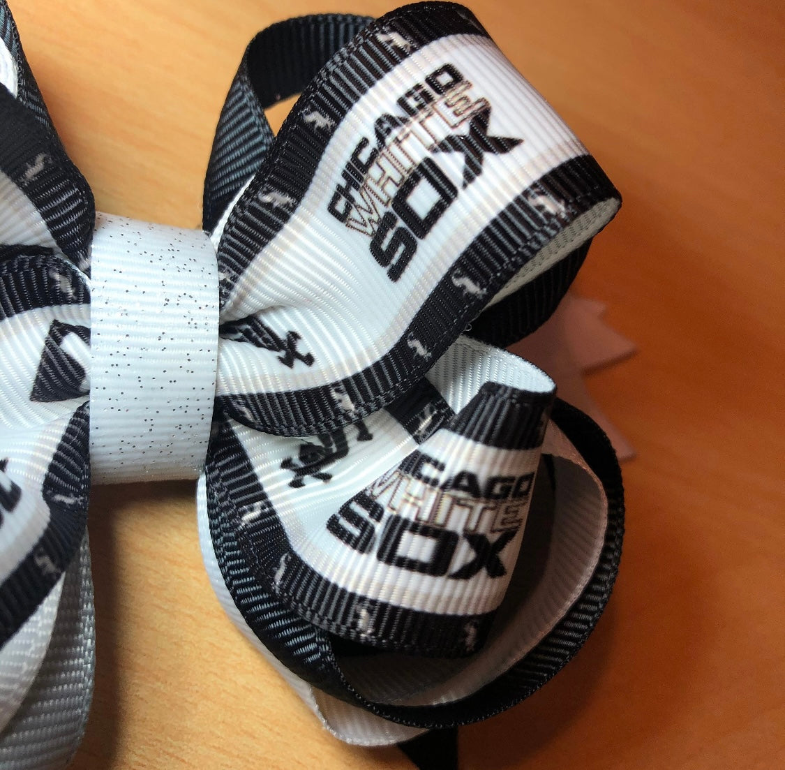 Chicago White Sox Baseball Inspired Hair Bows