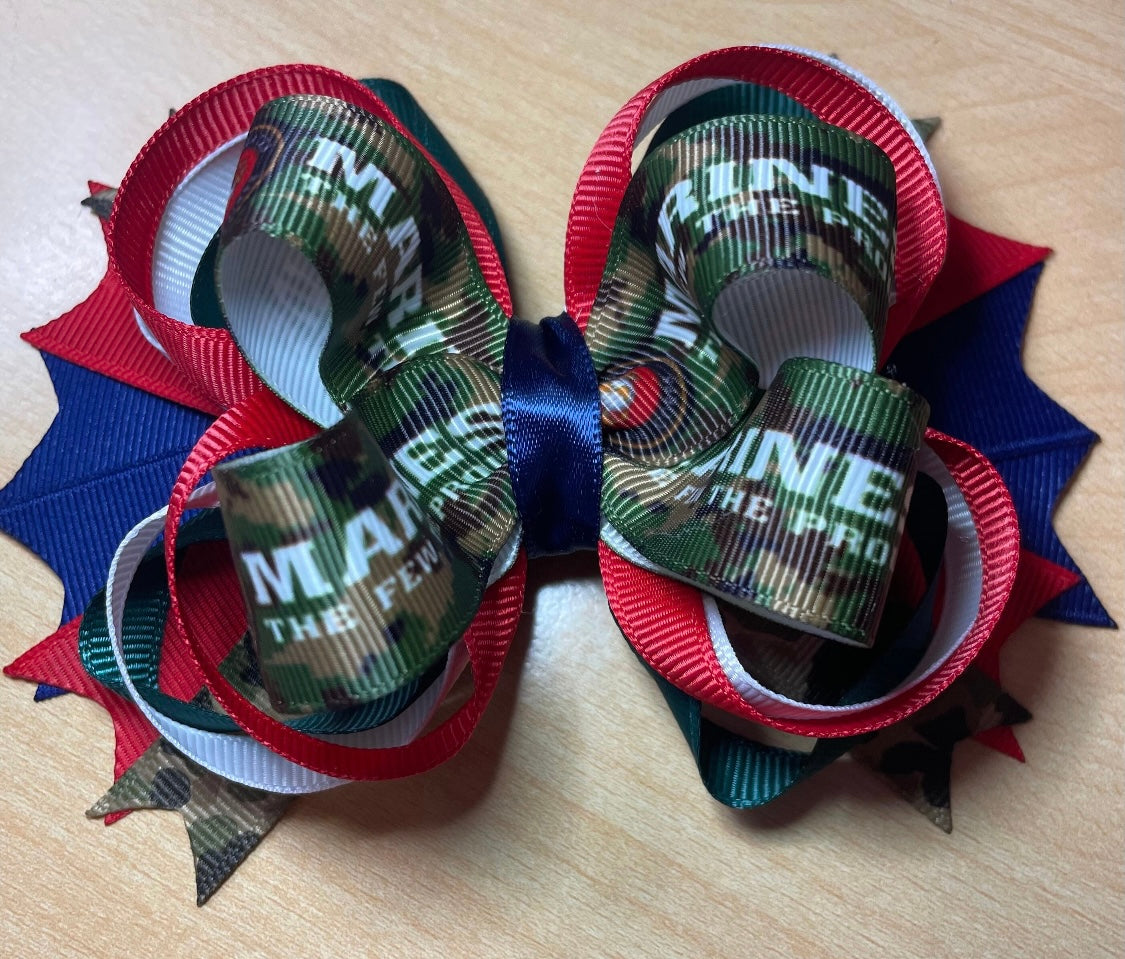 US Marines Hair bow