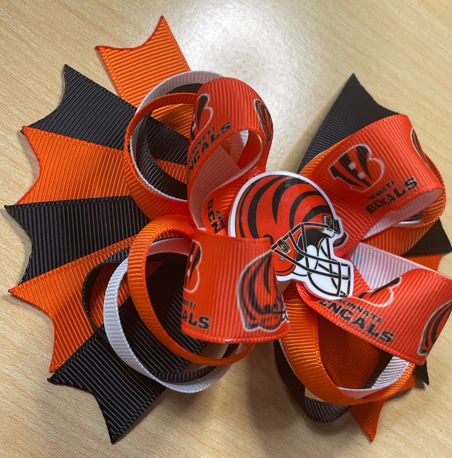 Cincinnati Bengals Football Hair Bow