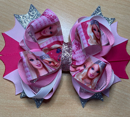 Barbie Girl Inspired Hair Bow