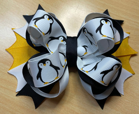 Penguin Hair Bow