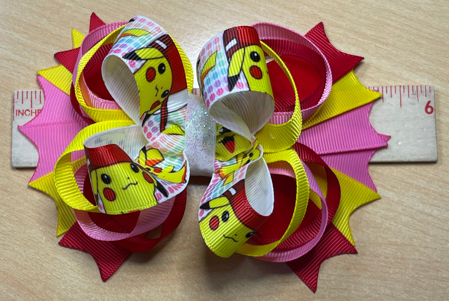 Pokémon Pikachu Inspired Hair Bow