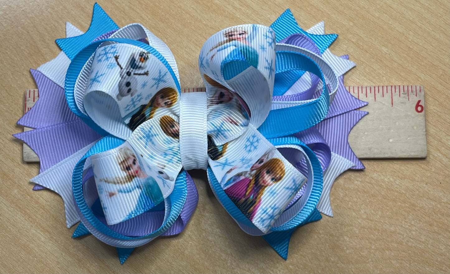 Frozen Anna, Elsa, Olaf Inspired Hair Bow