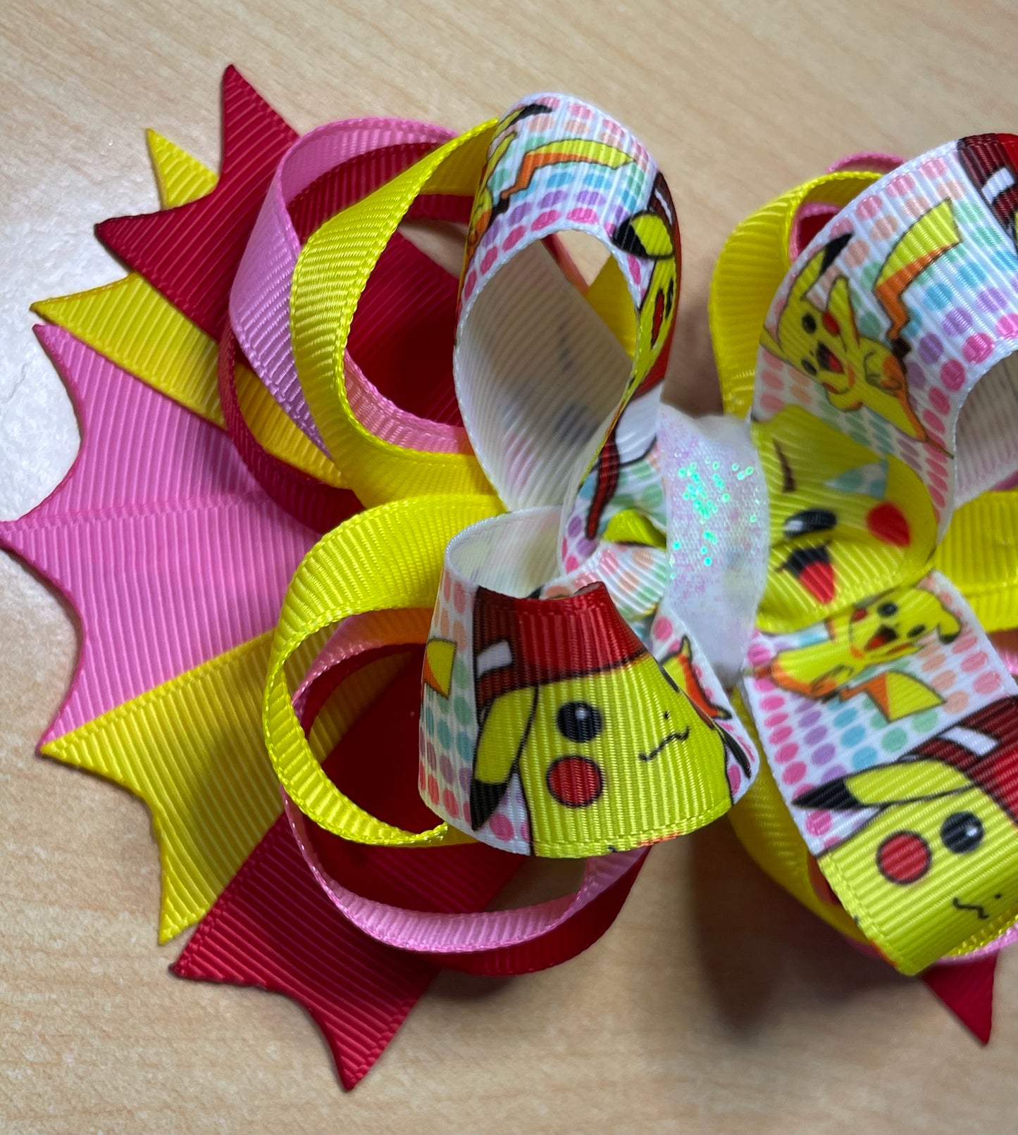 Pokémon Pikachu Inspired Hair Bow